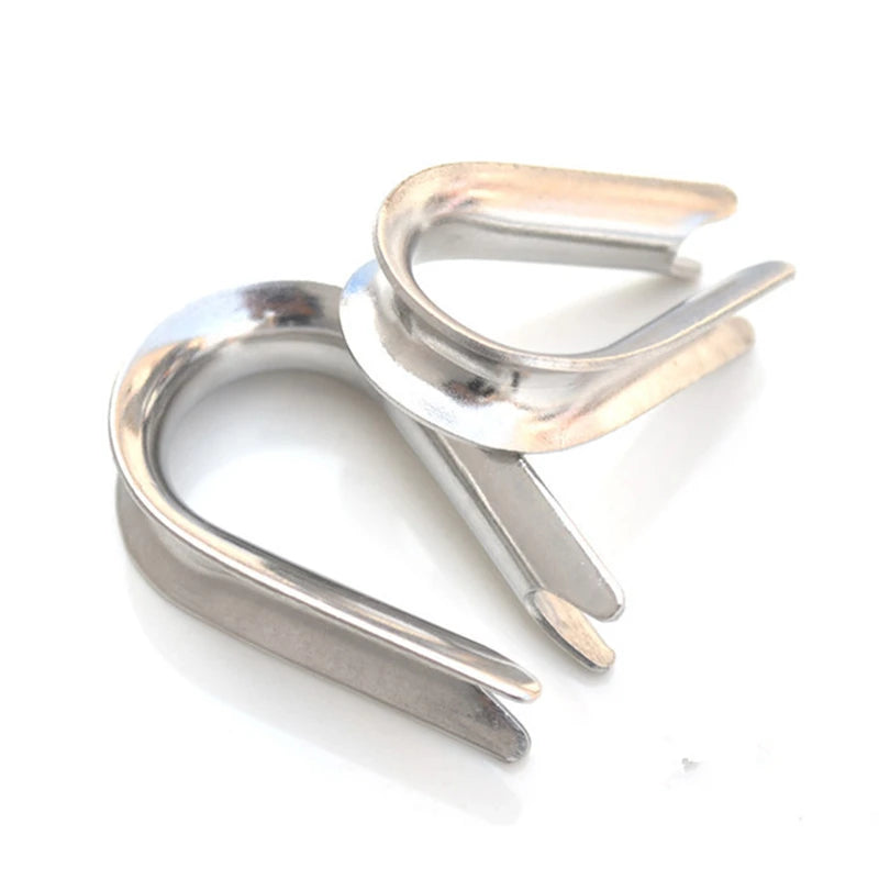Wire Rope Protection Clamps - Ringging Anchor Line Thimbles Ring Clamp Wire Loop