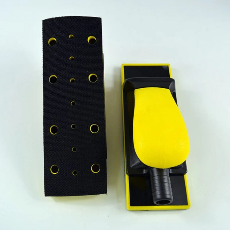 Vacuum Hand Sanding Block for Dust-Free Precision Grinding with Vacuum Attachment