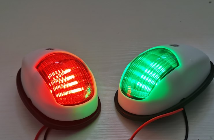 LED Marine Navigation Light 2Pcs 12V 24V