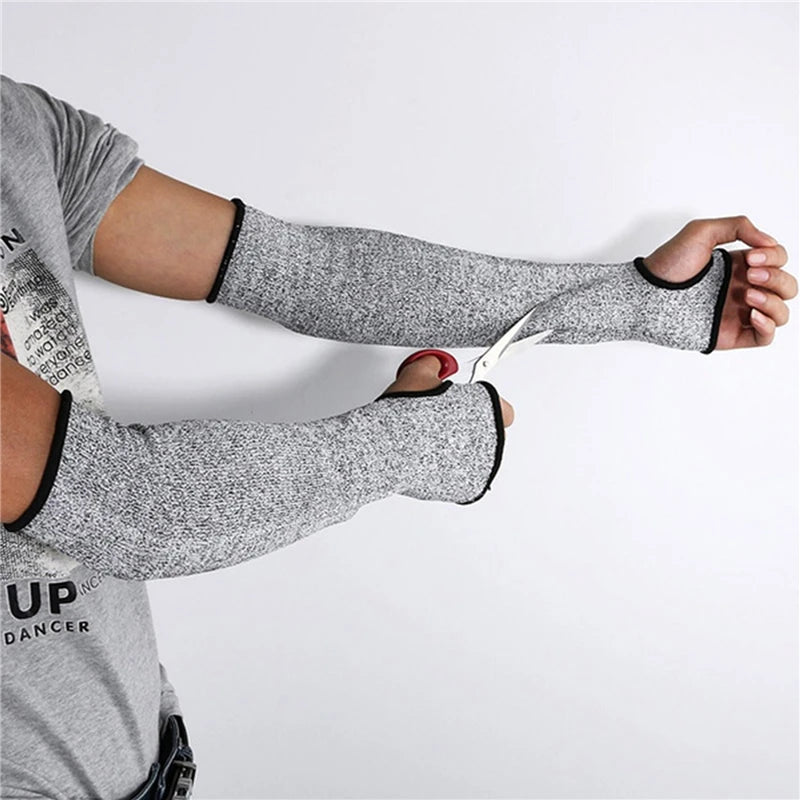 Level 5 HPPE Cut Resistant Arm Sleeve - Anti-Puncture Work Protection Cover