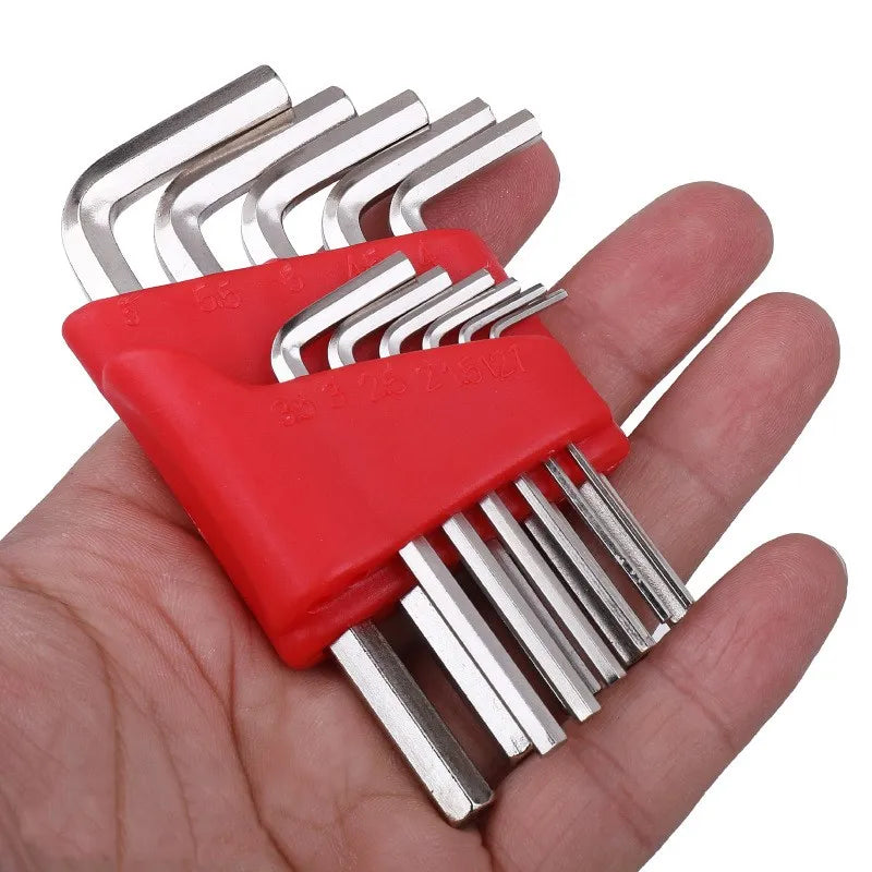 Allen Wrench Set - Metric & Inch, Short Arm 5/8/11 Pcs