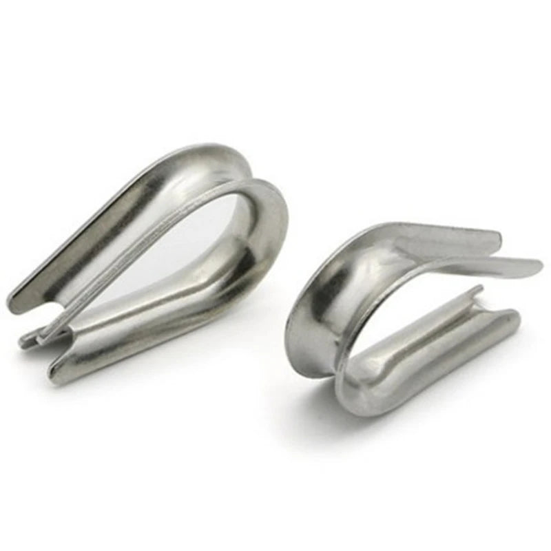 Wire Rope Protection Clamps - Ringging Anchor Line Thimbles Ring Clamp Wire Loop