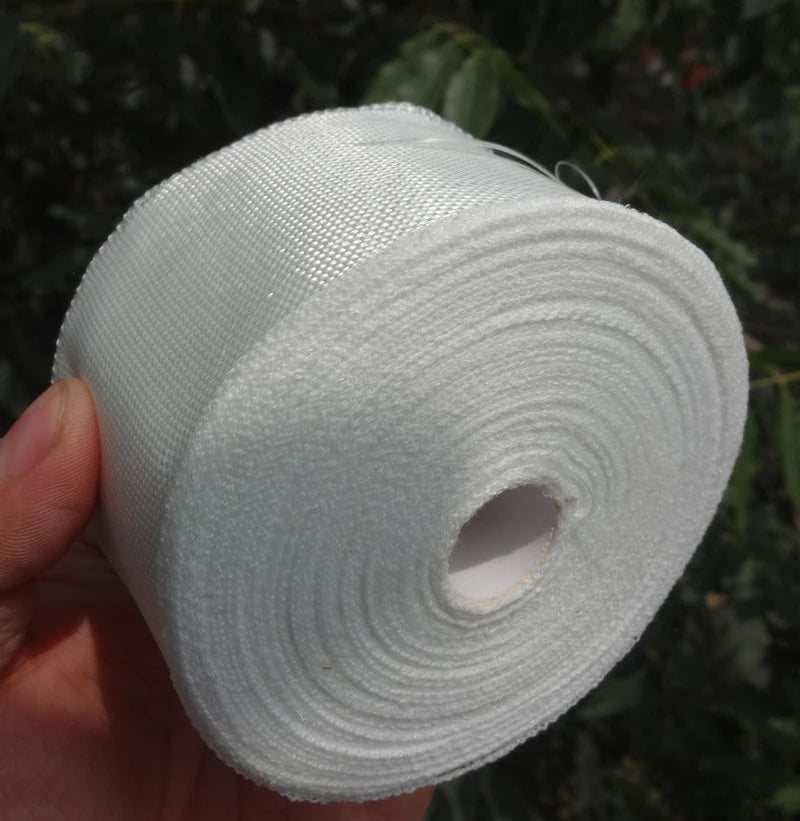 High Temp Resistant Fiberglass Cloth - 2pcs (2.5cm x 5m)