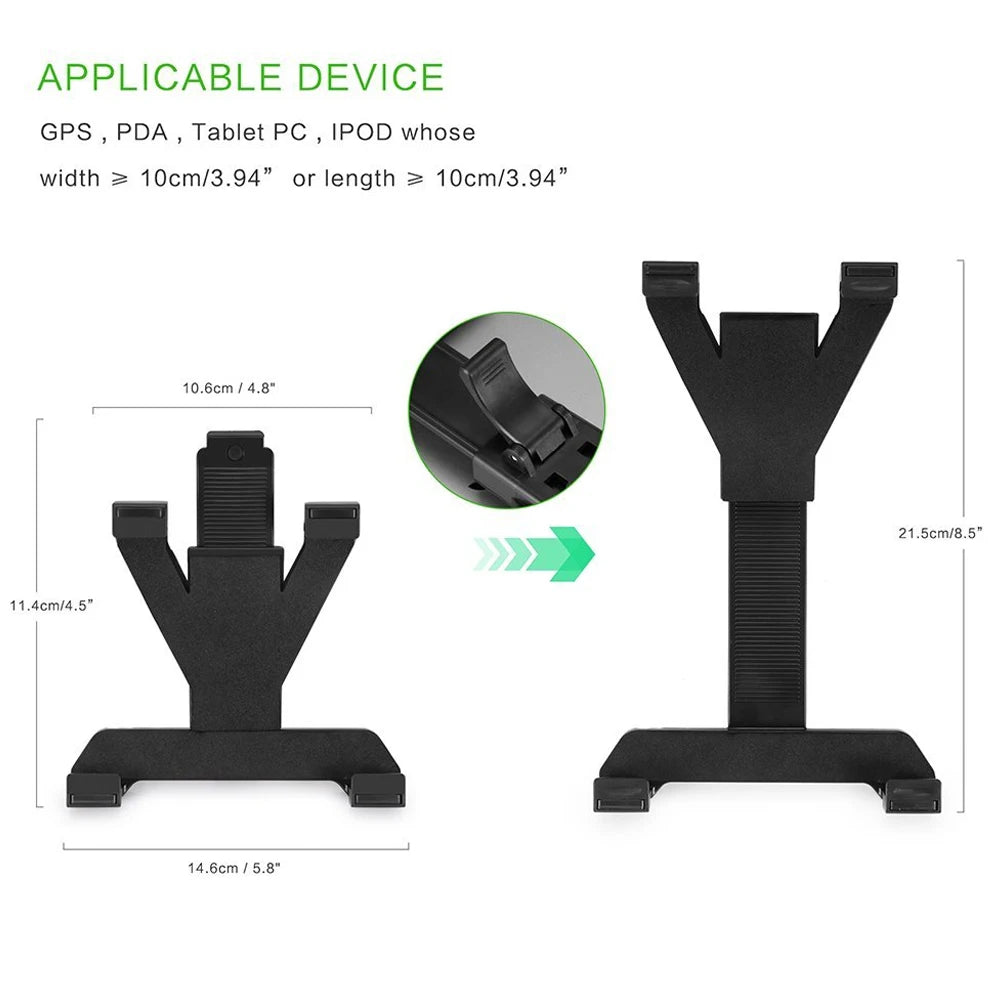 Universal Suction Mount for Tablets & Phones - Adjustable Holder