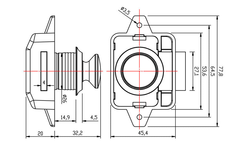 Cabinet Drawer Push Lock