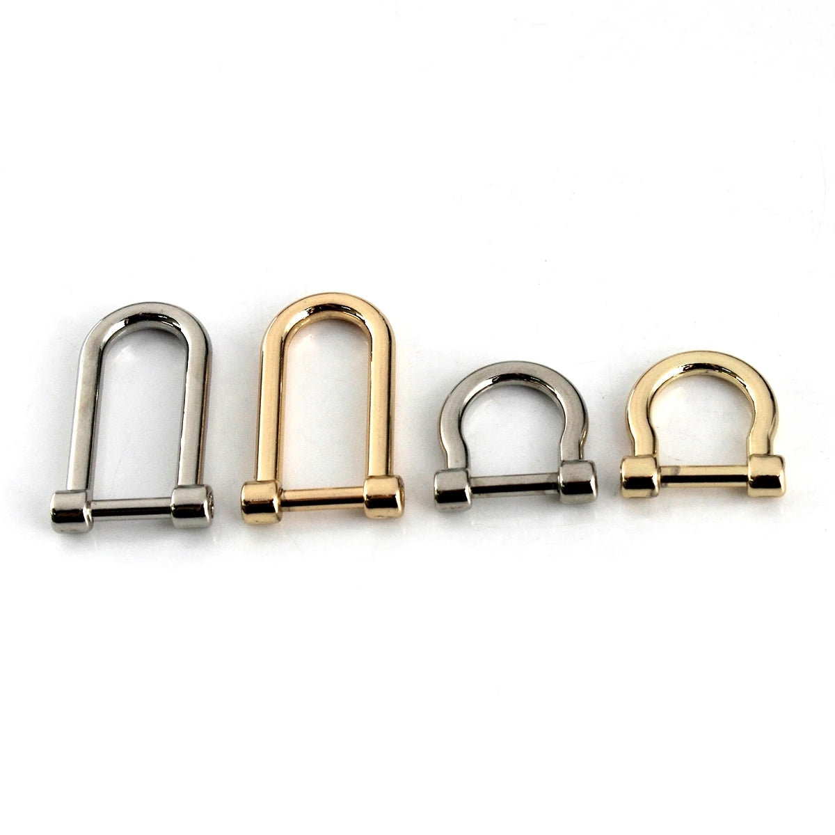 Stainless Alloy Staples Carabiner D Bow Shackle – Versatile Keychain and Belt Accessory