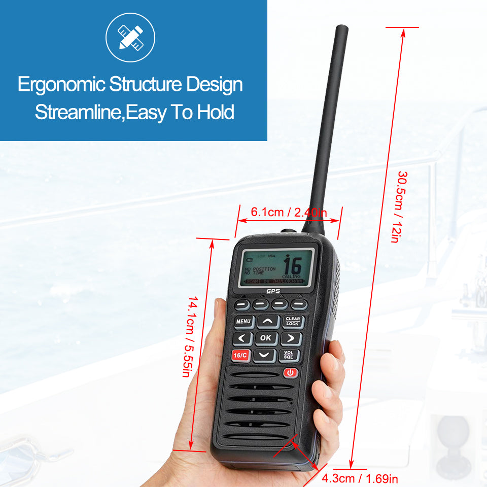 VHF GPS Marine Radio Retevis RM40