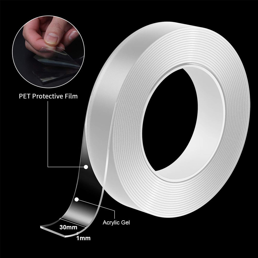 Double Sided Tape Heavy Duty Transparent Adhesive Strips