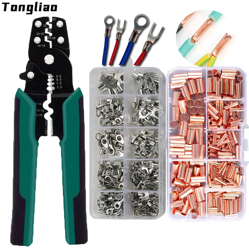 Multi-function Electric Crimping Pliers with Wire Stripping & Cutting