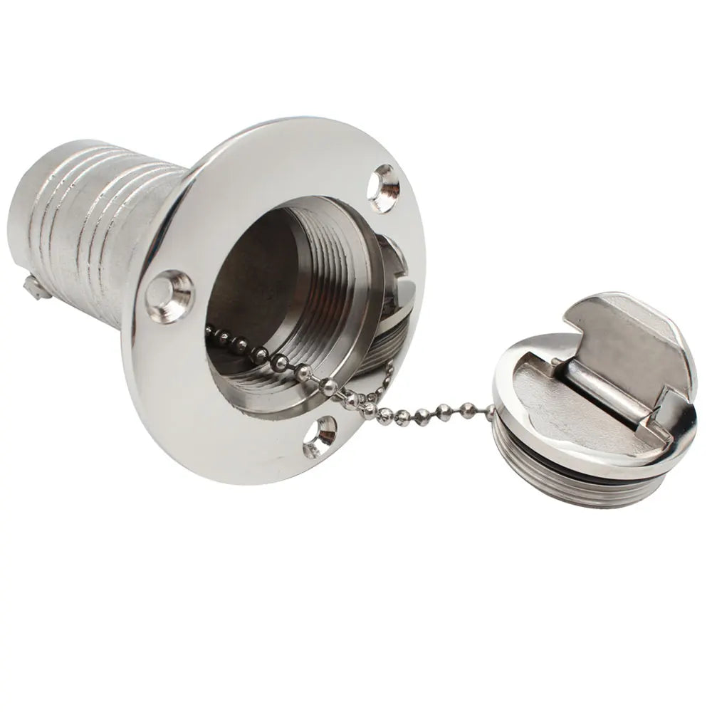 AD New Stainless Steel 316 Deck Filler GAS DIESEL FUEL WASTE WATER 38mm 50mm Mirror Polish Marine Boat Hardware Deck Filler Cap