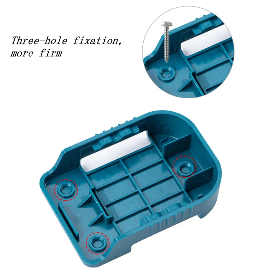 Fixing Devices Battery Mounts Storage Rack for Makita 18V