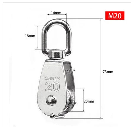 Stainless Steel Pulley Set (M15/M20/M25/M32/M50)