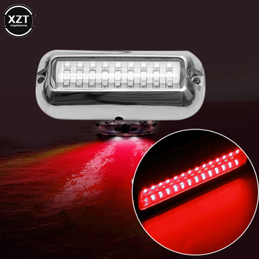 LED 12V Boat Transom Marine Light Stainless Steel Waterproof IP68