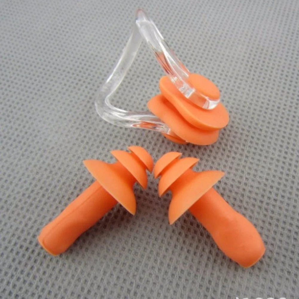 Silicone Nose Plug and Waterproof Earplugs