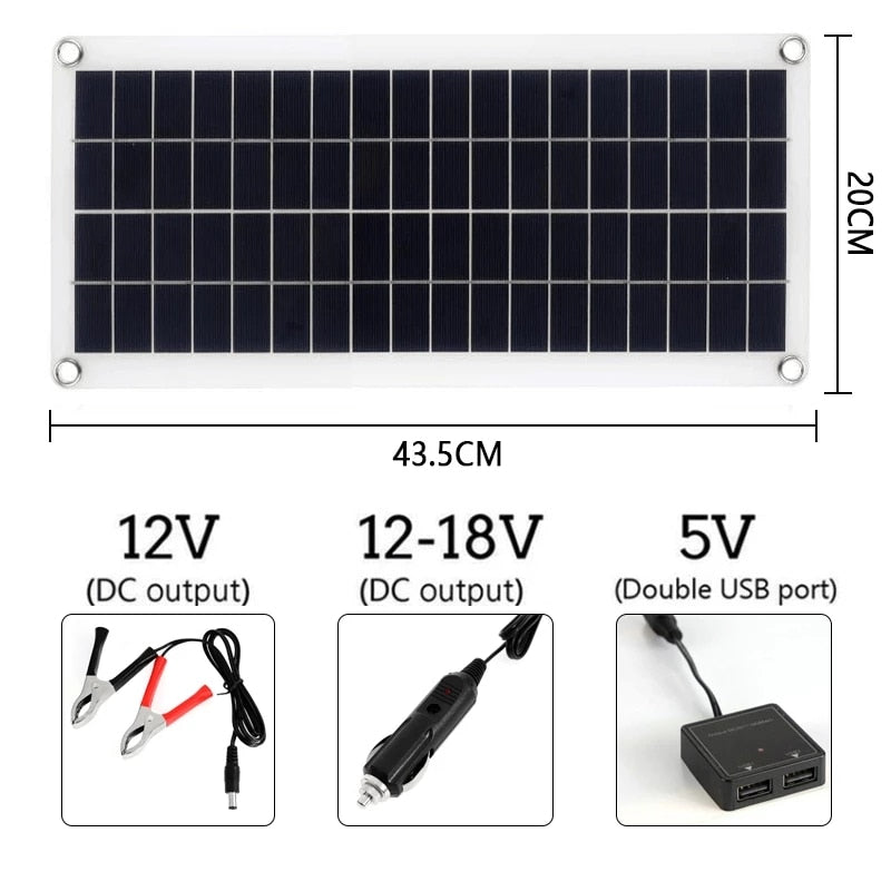 Solar Panel Kit With Controller
