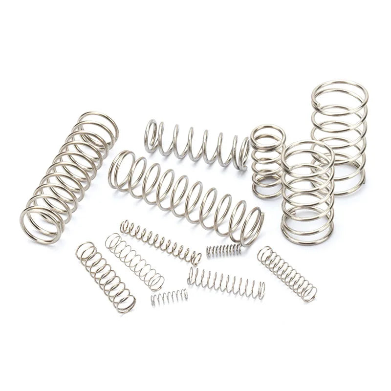 304 Stainless Steel Compression Springs (10 Pcs)