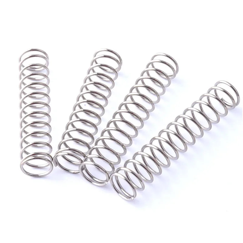 304 Stainless Steel Compression Springs (10 Pcs)