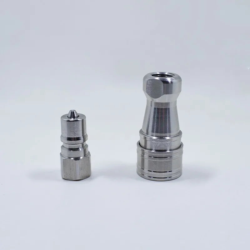 Vacuum Valve Nozzle - Self-Sealing Metal Reusable Vacuum Bag Connector