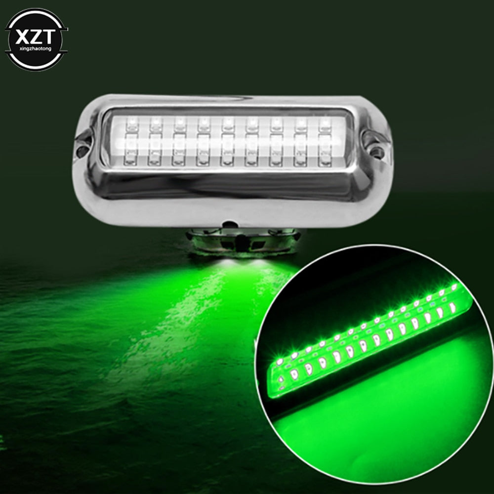 LED 12V Boat Transom Marine Light Stainless Steel Waterproof IP68