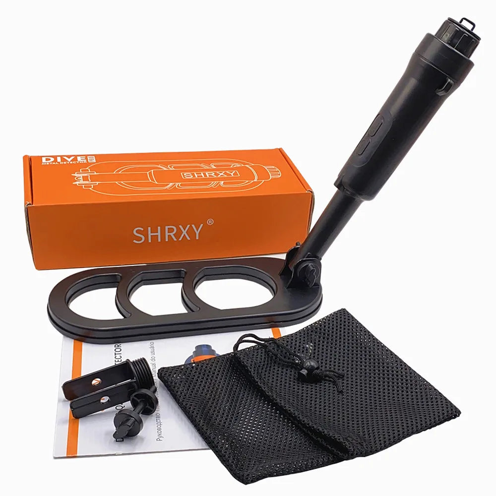 Underwater Dive Scuba Metal Detector - SHRXY DIVE Q20 Folding Waterproof Coil Pulse Scan