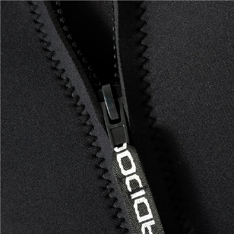 Neoprene Wetsuit for Men & Women - Full Body Front Zipper Diving Suit