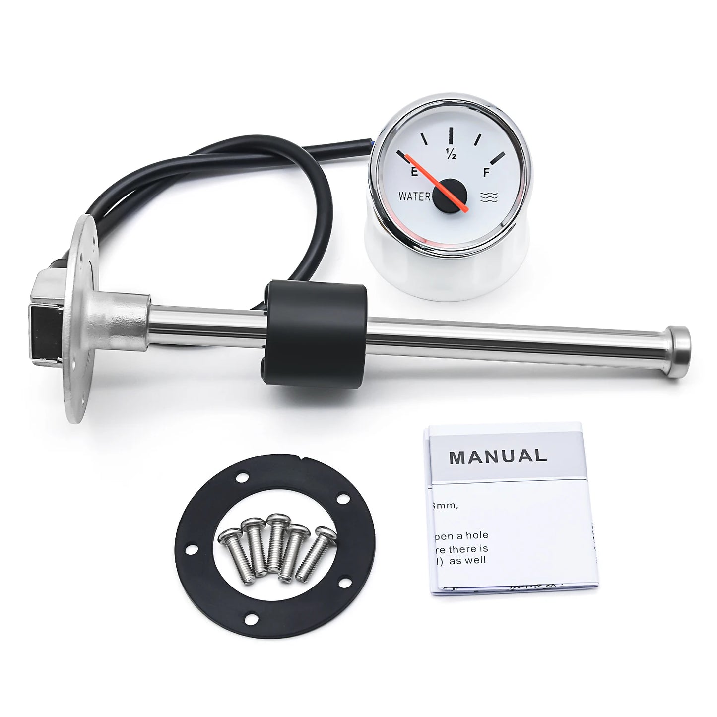 Water Level Sensor 0-190ohm Gauge with Fuel Sender Unit12V/24V