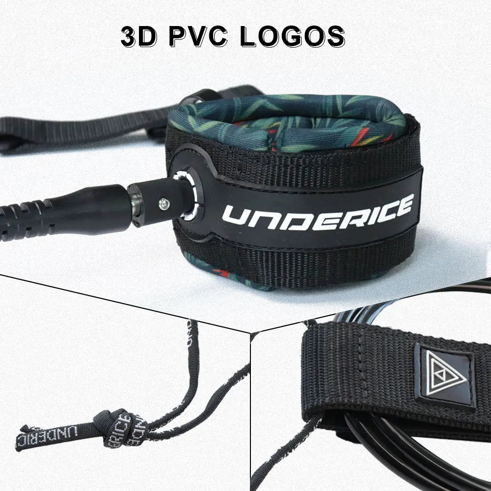 6-10FT Surfboard Leash - Premium SUP Surf Leg Rope with Ankle Cuff