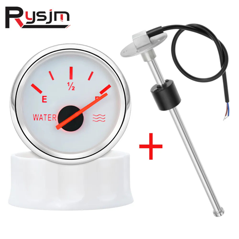 Water Level Sensor 0-190ohm Gauge with Fuel Sender Unit12V/24V