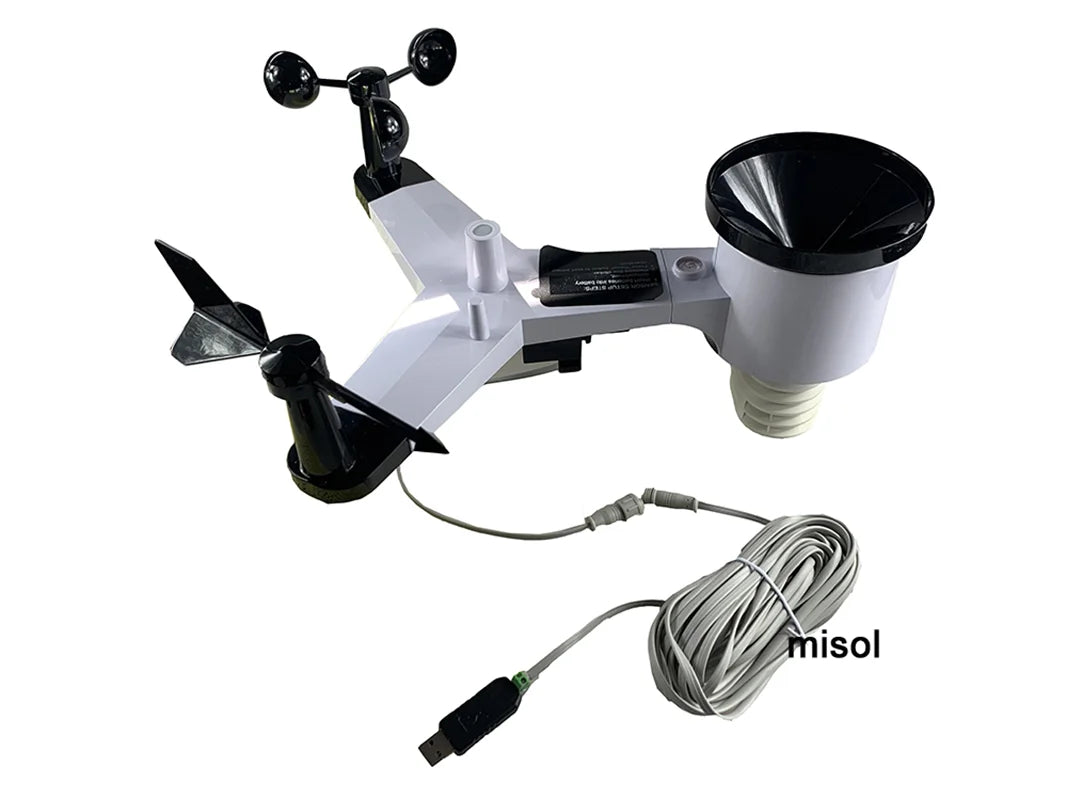 Weather Station with RS485 Port and 10m Cable - Digital Standing Household Weather Station