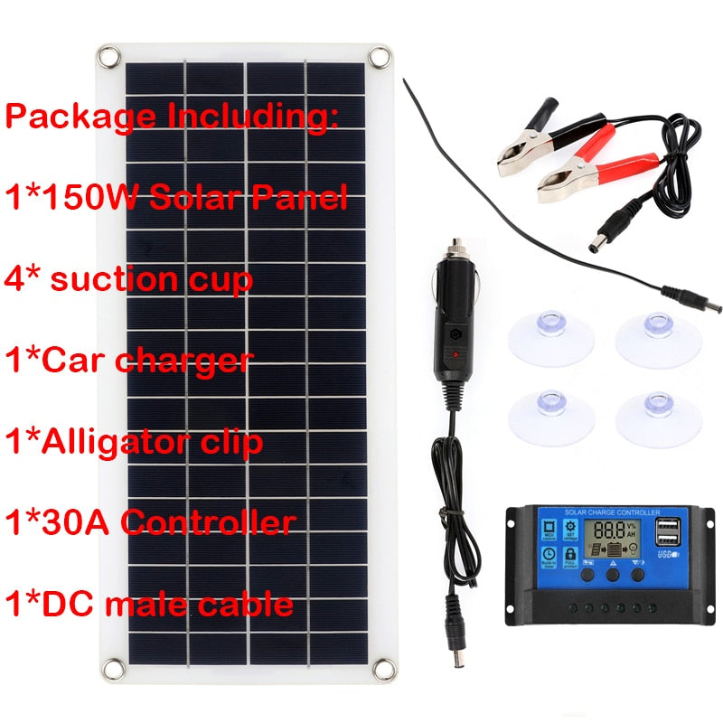 Solar Panel Kit With Controller