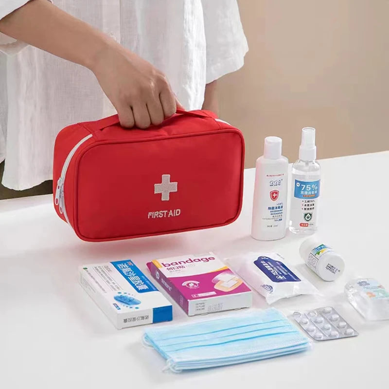 Oxford Cloth Portable Medicine Bag - First Aid Kit Organizer