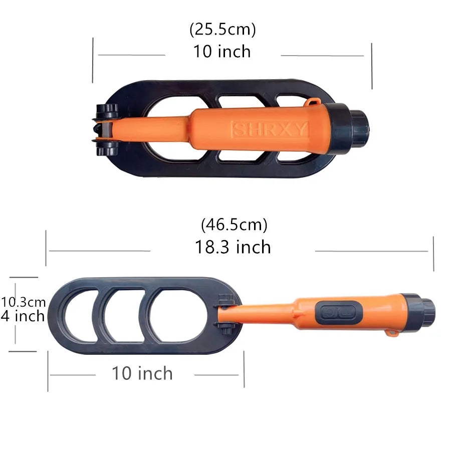 Underwater Dive Scuba Metal Detector - SHRXY DIVE Q20 Folding Waterproof Coil Pulse Scan