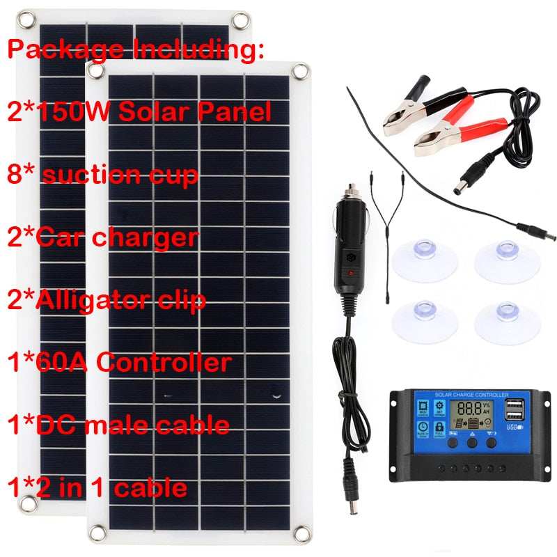 Solar Panel Kit With Controller