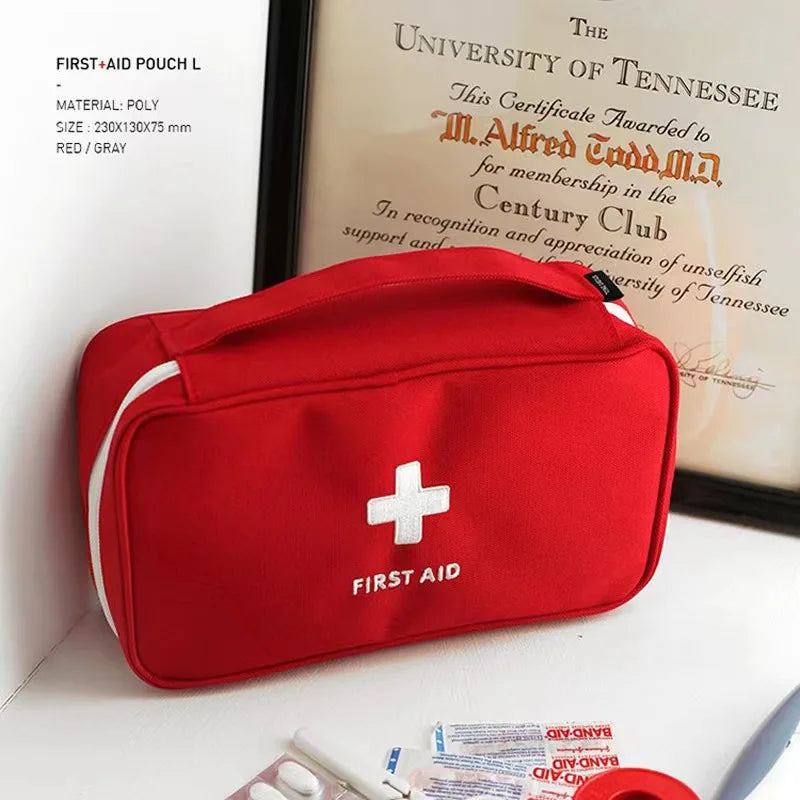 Oxford Cloth Portable Medicine Bag - First Aid Kit Organizer