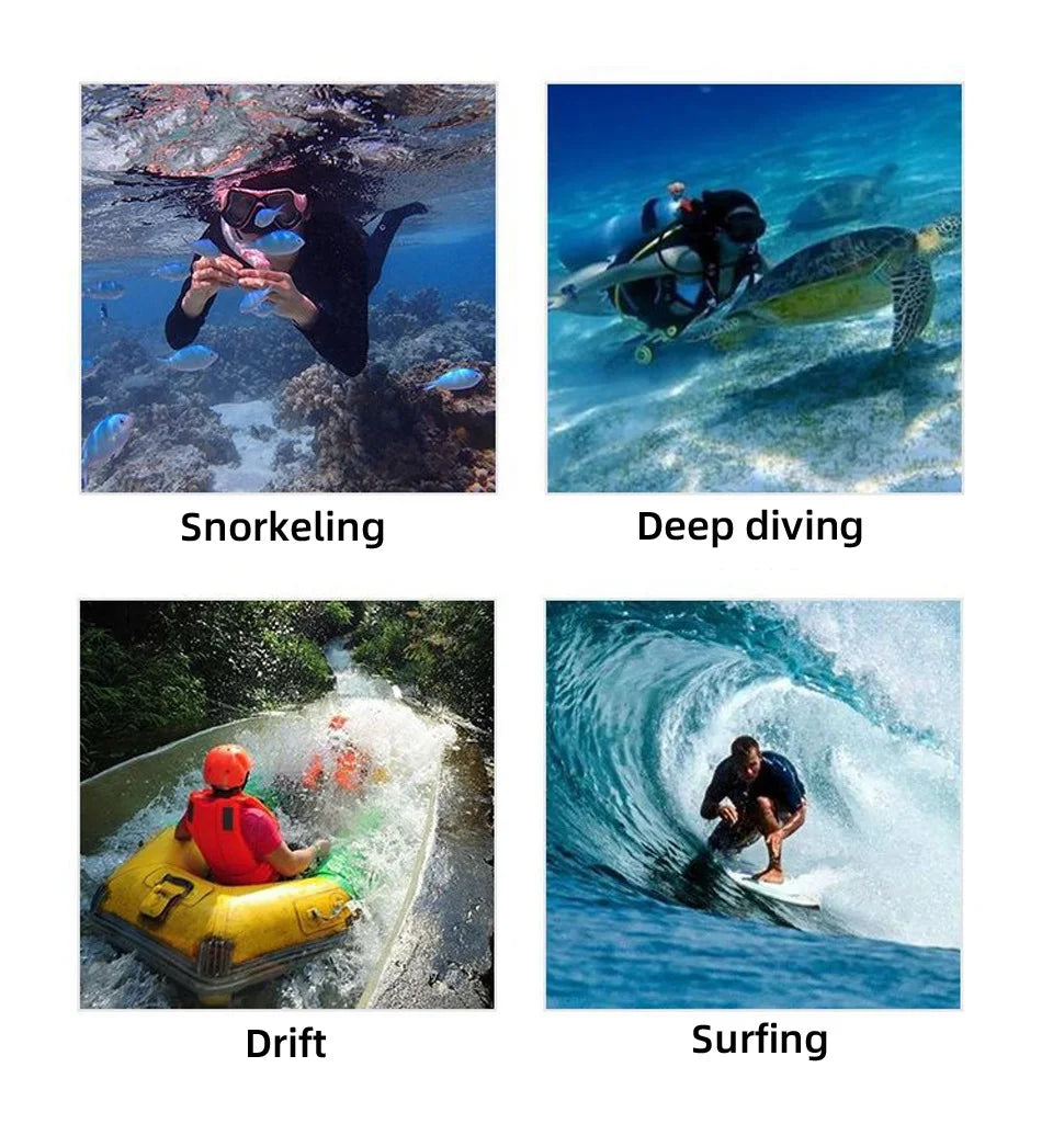Neoprene Wetsuit for Men & Women - Full Body Front Zipper Diving Suit