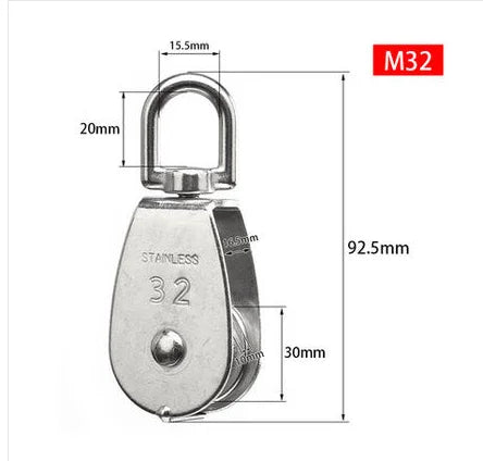 Stainless Steel Pulley Set (M15/M20/M25/M32/M50)