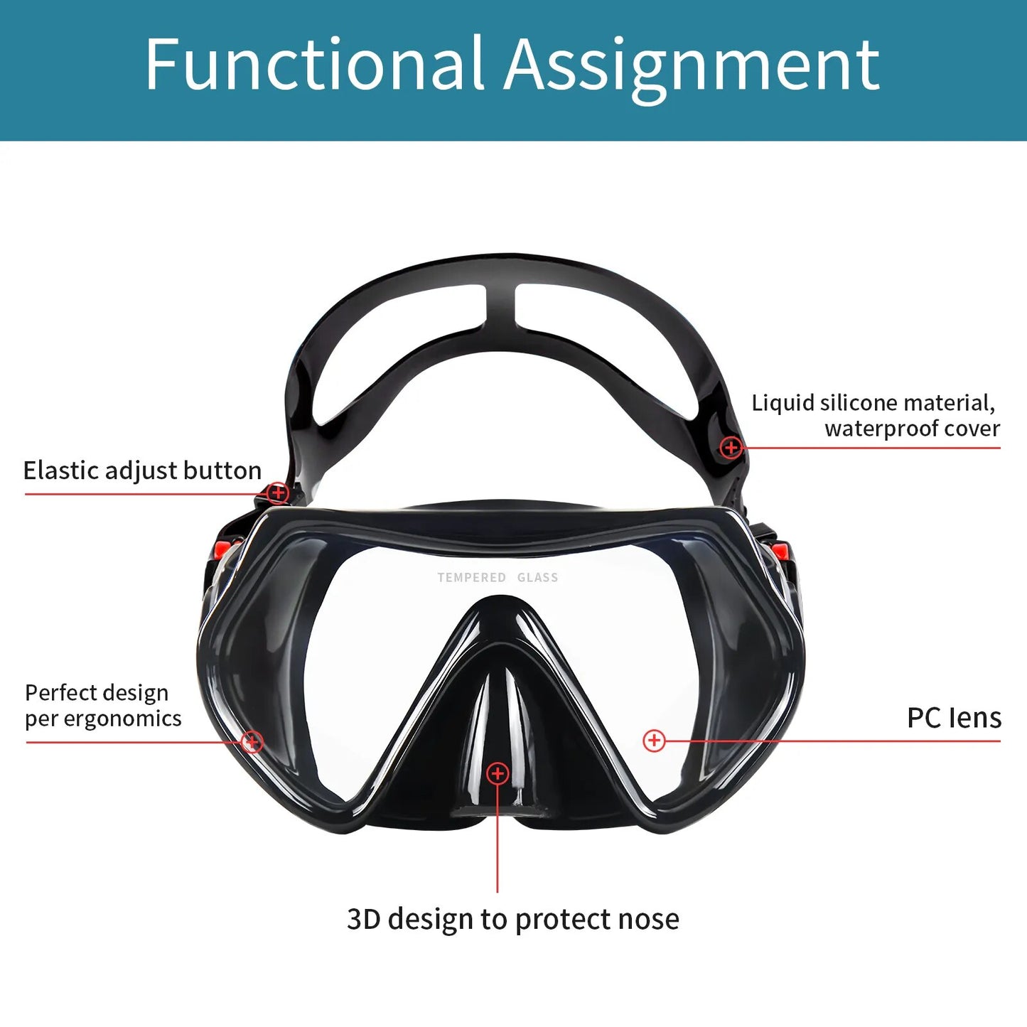 1L Mini Scuba Diving Tank - Portable Underwater Breathing Oxygen Cylinder