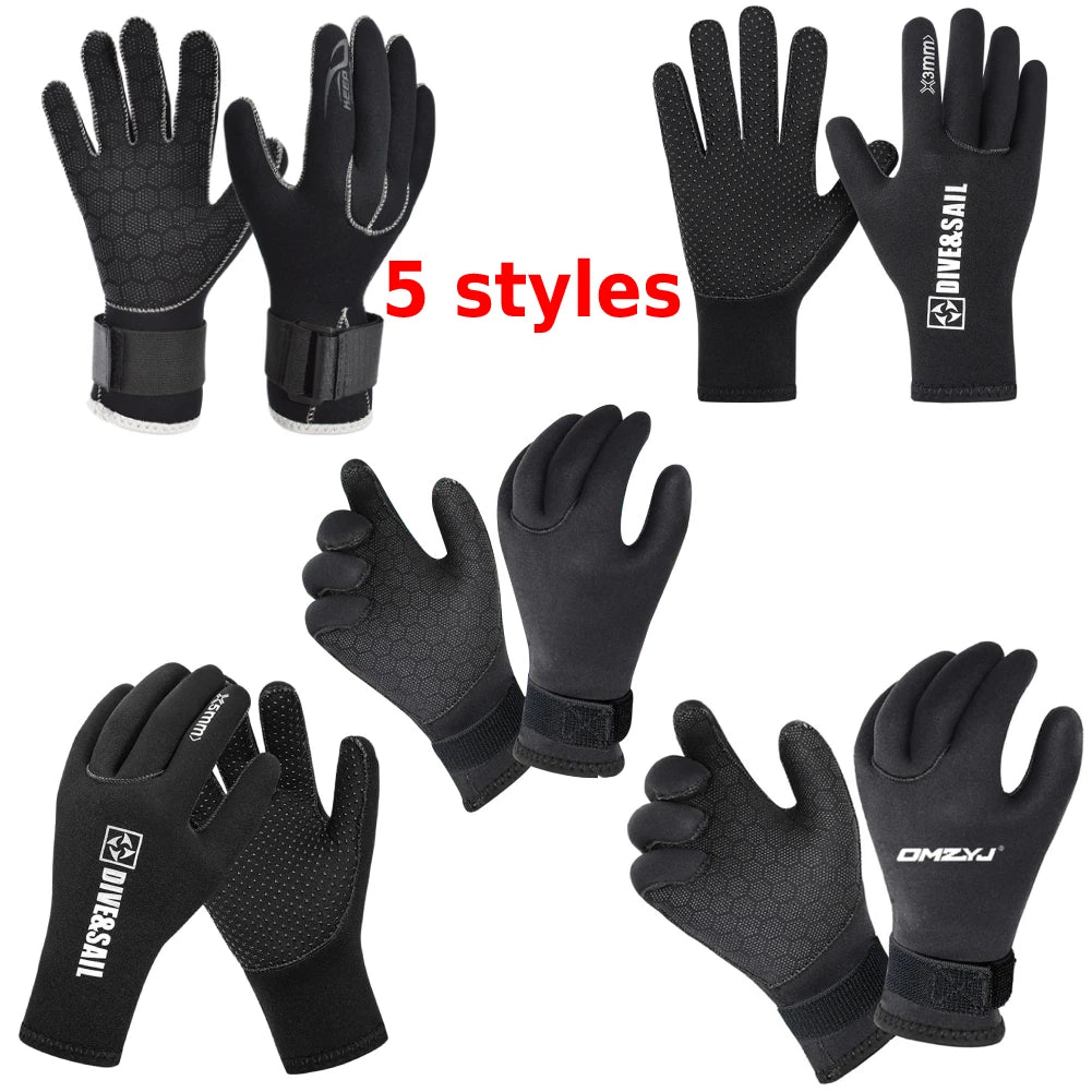 Neoprene Swimming Diving Gloves - Warmth for Snorkelling, Paddling, Surfing, Kayaking, and Water Sports