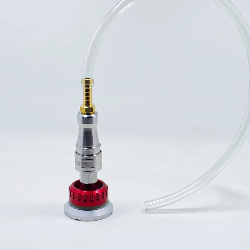 Vacuum Valve Nozzle - Self-Sealing Metal Reusable Vacuum Bag Connector