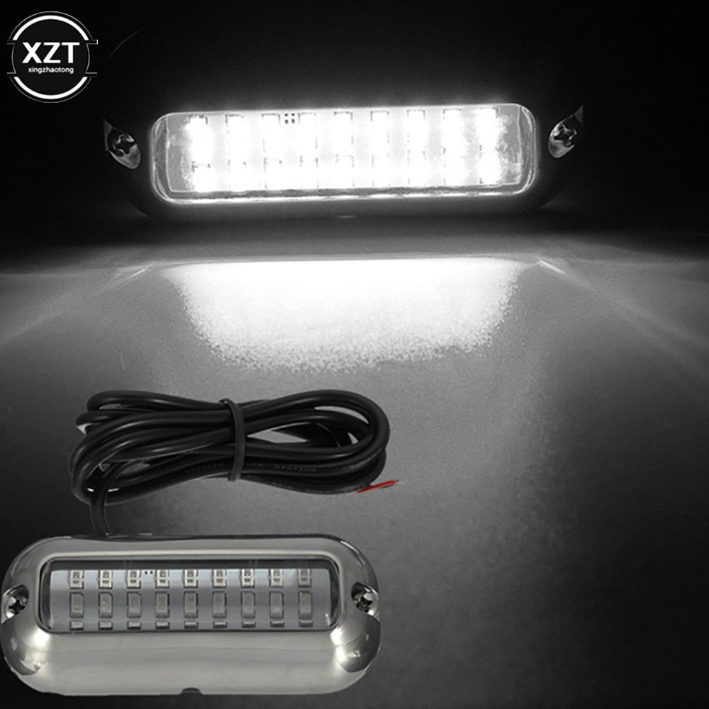 LED 12V Boat Transom Marine Light Stainless Steel Waterproof IP68