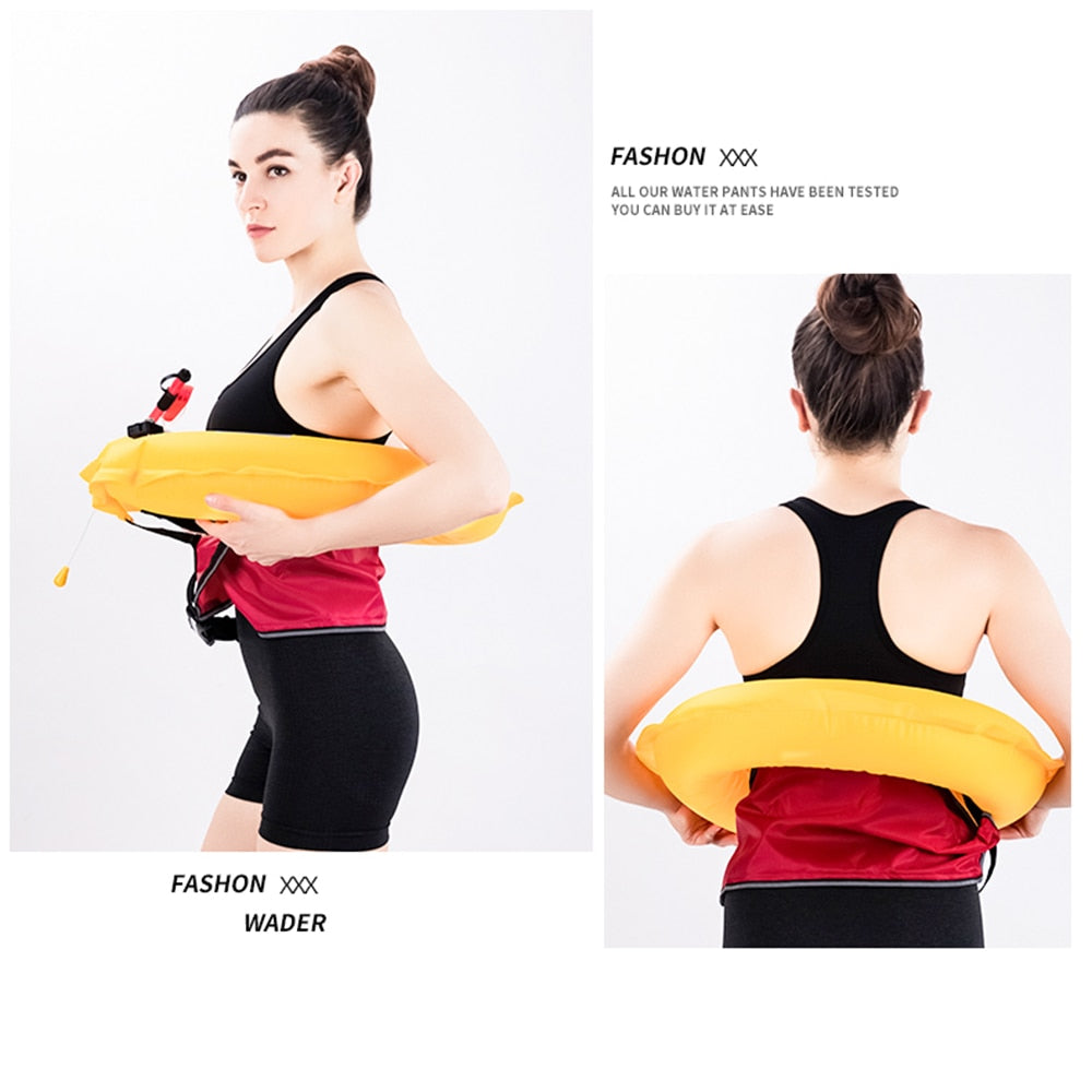 PFD Automatic Inflatable Life-saving Belt 100N Life Vest Self-inflatable