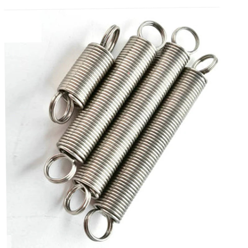 304 Stainless Steel Micro Tension Return Springs 10pcs