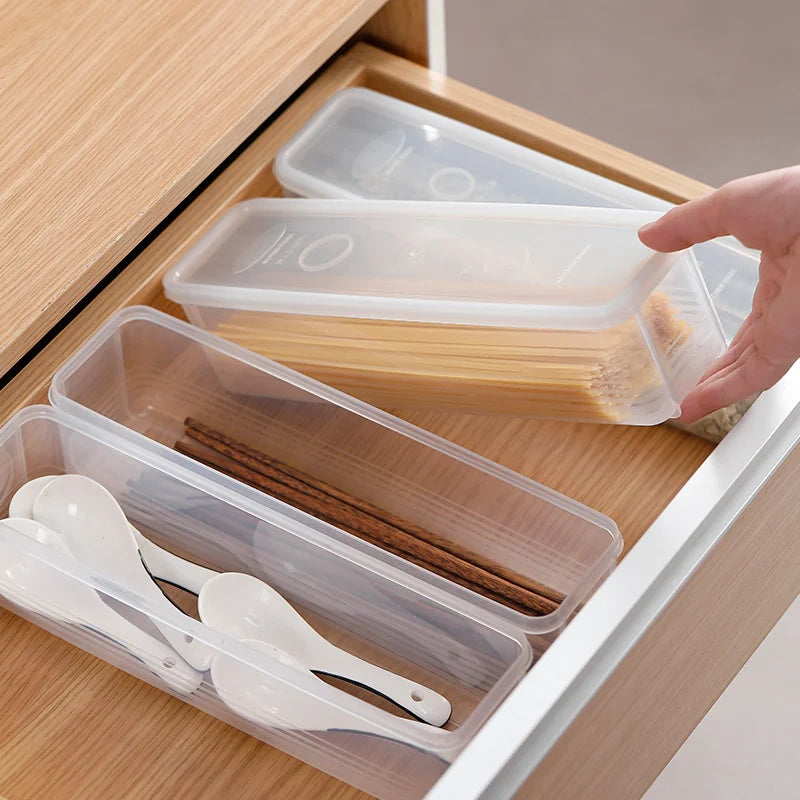 Sealed Spaghetti and Cereal Storage Container