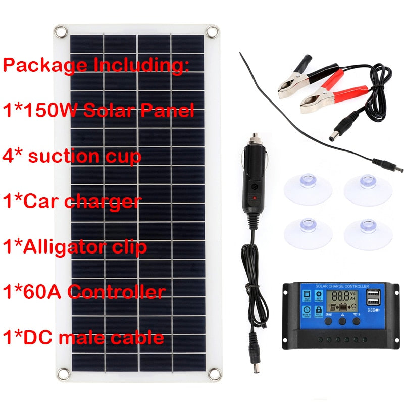 Solar Panel Kit With Controller