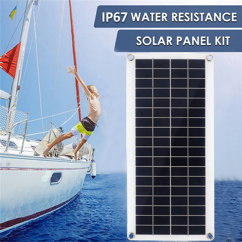 Portable 300W Solar Panel Kit 12V USB Charging Interface Solar Board Waterproof Solar Cells