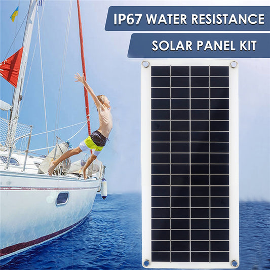 Portable 300W Solar Panel Kit 12V USB Charging Interface Solar Board Waterproof Solar Cells