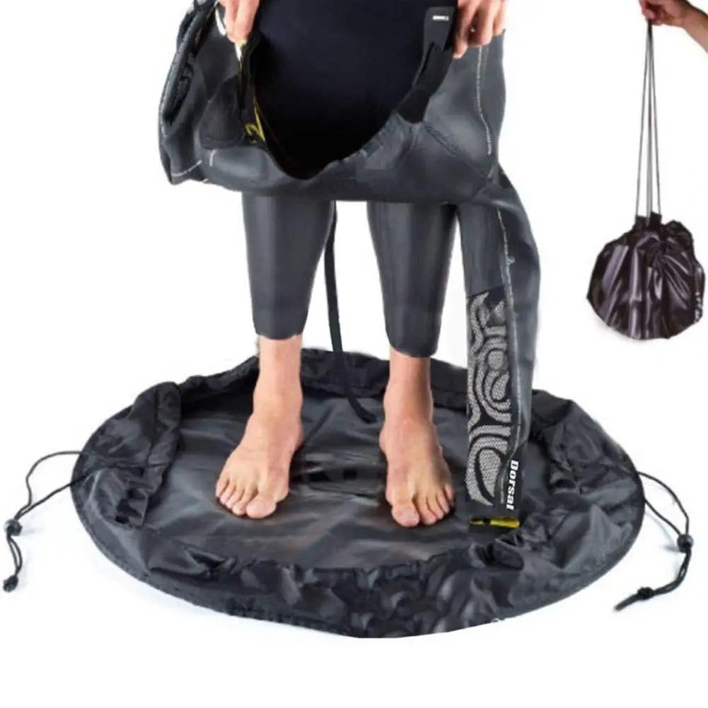 Waterproof Wetsuit Changing Mat & Storage Bag - Beach, Surf, Diving Suit Carry Pack