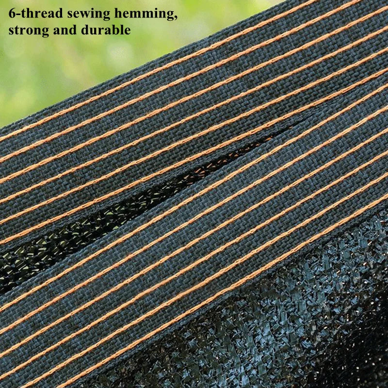 Black Anti-UV HDPE Sunshade Net - Outdoor Shade Protection