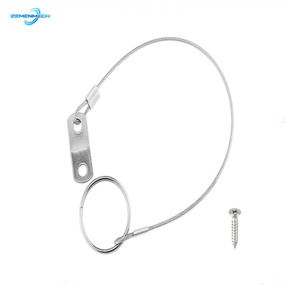 316 Stainless Steel Lanyard Cable Safety Tether for Loss Prevention