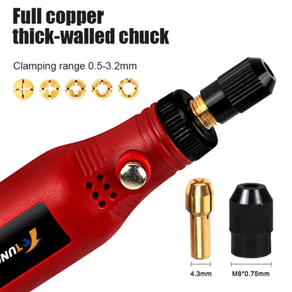 USB Cordless Mini Drill: Engrave, Polish, and Carve Wirelessly with Precision